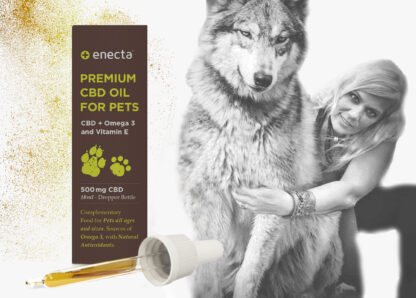 Óleo Enecta CBD 5% (500mg) para animais 10ml